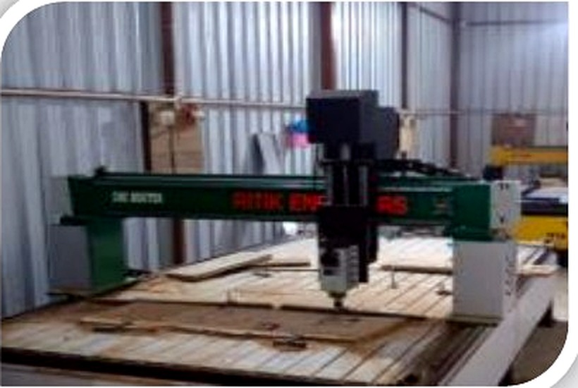 CNC router machine at work from the VEGACUT company profile